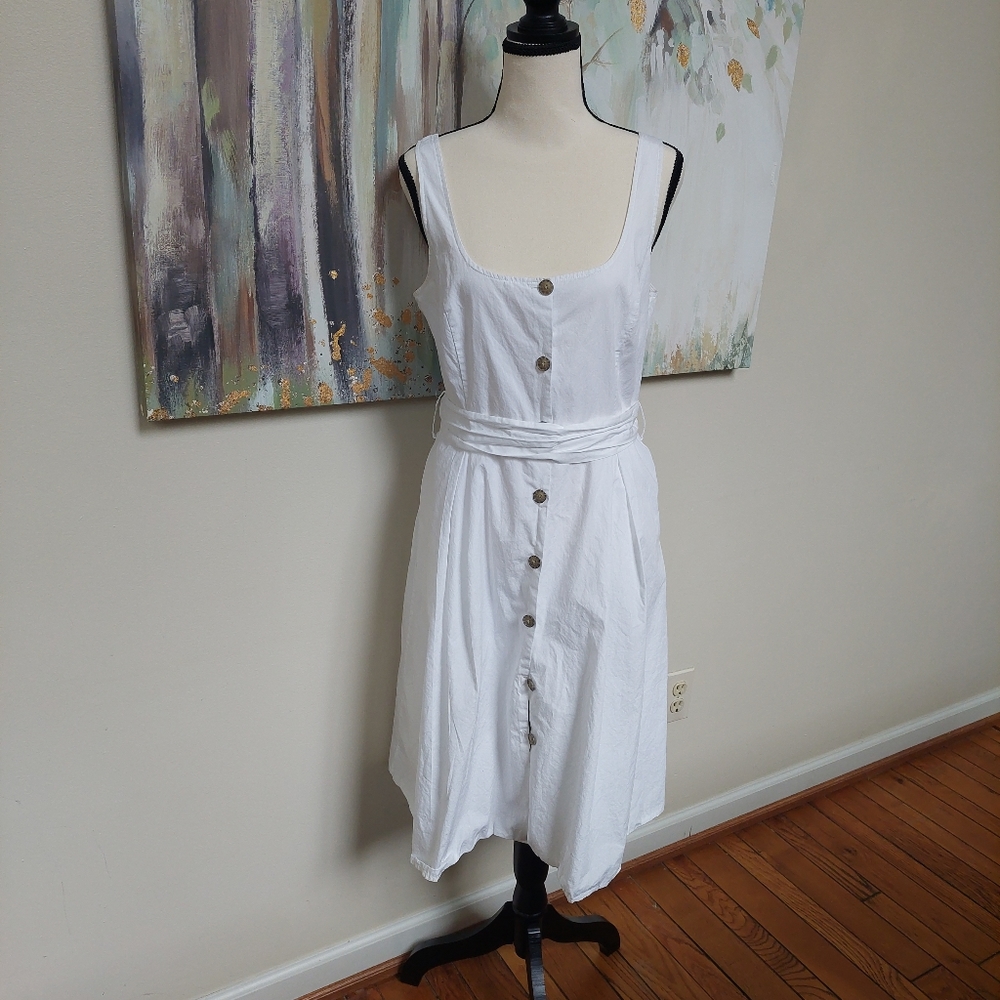 Flirty white sundress